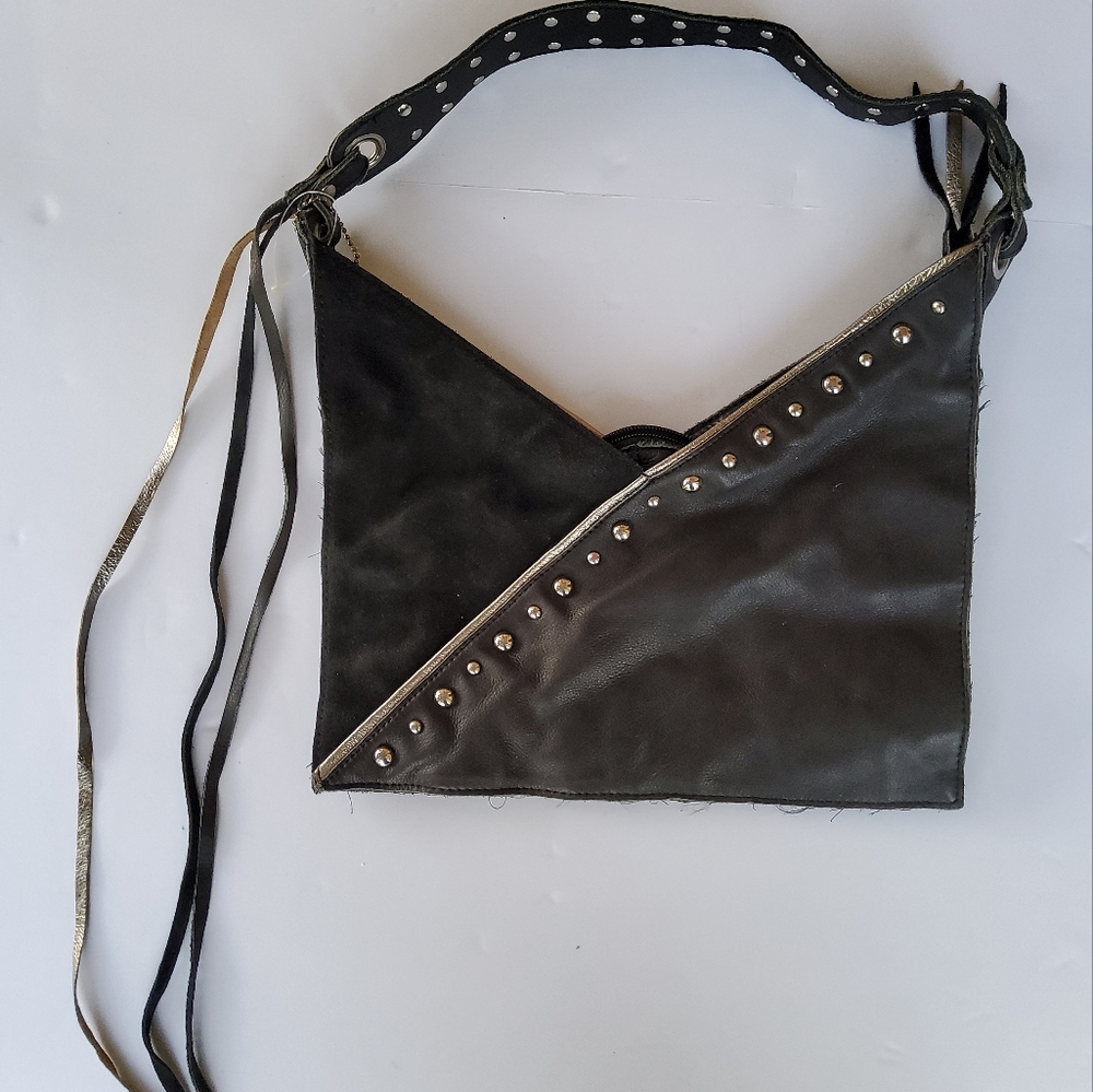 Trissino Leather bag, 80s style